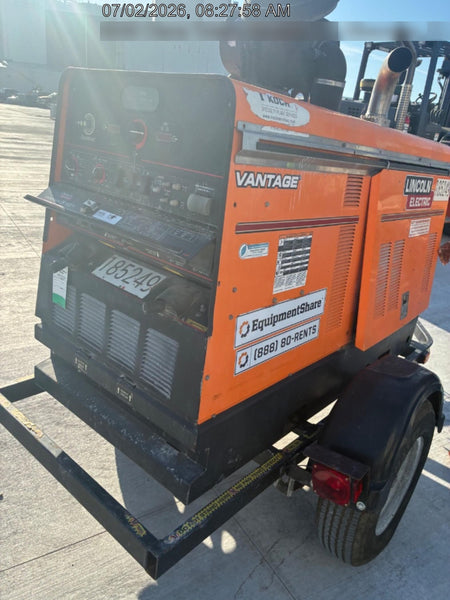 2021 Lincoln Electric Vantage 549X Ready Pak 3, ORANGE (includes trailer, cable rack, fender light kit)