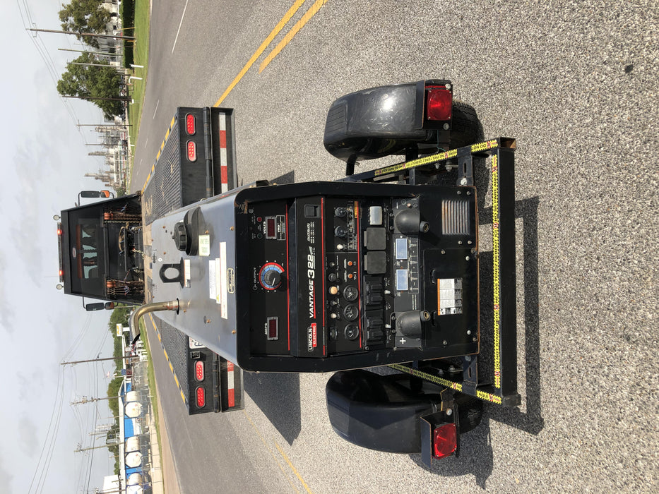 2018 Lincoln Electric Vantage 322 Lincoln Vantage 322 Welder Ready Pak 3 - Vantage 322, Trailer, Fender and light kit, Cable rack
