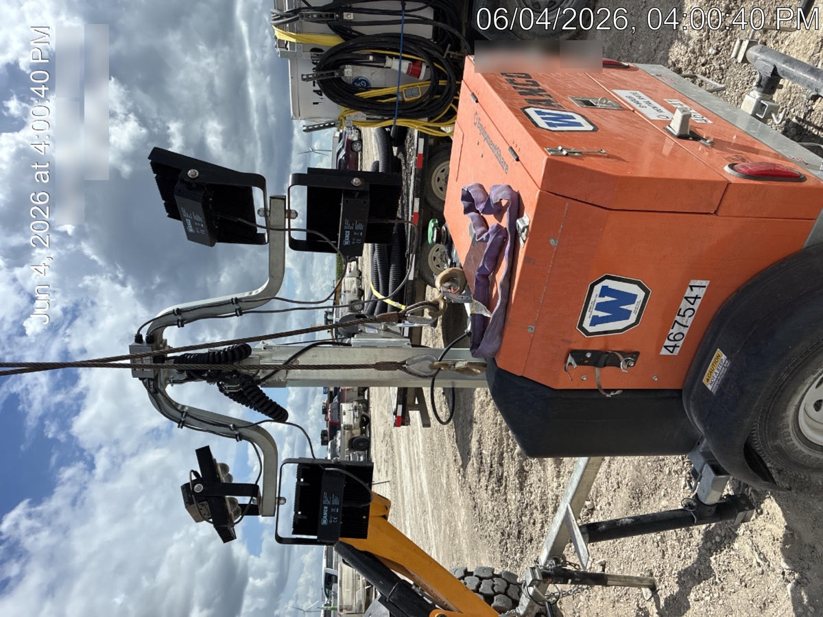 2024 Wanco WLTT-4MM4K Diesel, Deep Sea Controller, Shore Power Plug, Auto Start, (4) 350W LED Floodlights, 4kW Generator, 60 Gal Fuel Tank, 2" Ball, T3