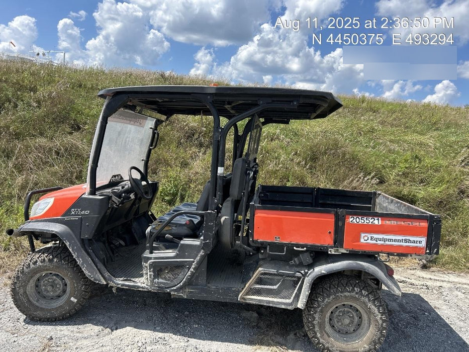 2022 Kubota RTV-X1140W-H Plastic Canopy, Windshield Acrylic Clear, LED Strobe Light, Wire Harness Kit, Back up Alarm