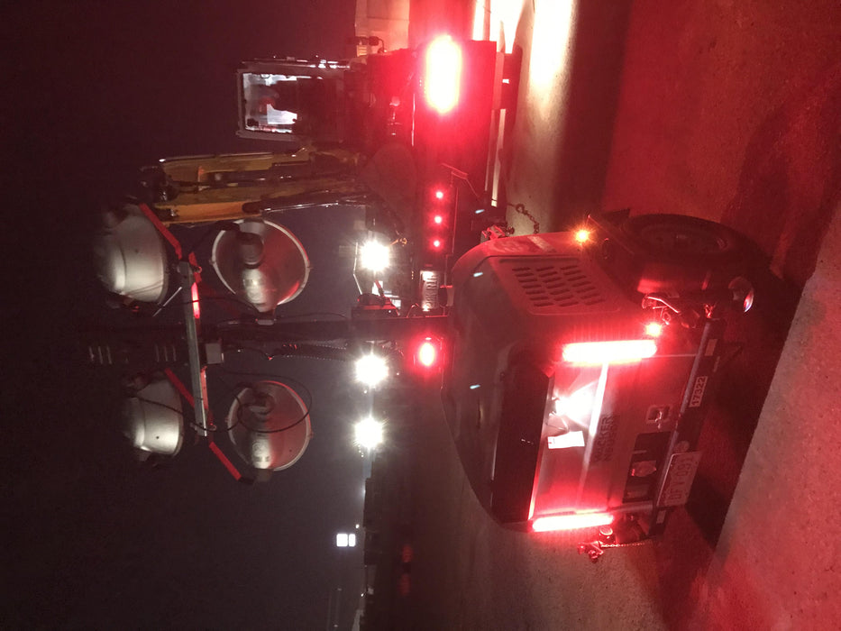 Wacker Neuson LTV6K-MH Wacker Neuson LTV6K Mobile Light Tower w/Fuel Level Sensor Installed