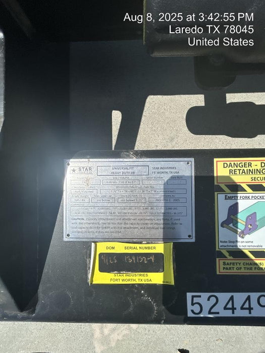 2025 STAR INDUSTRIES M1360B - Star JIB Boom