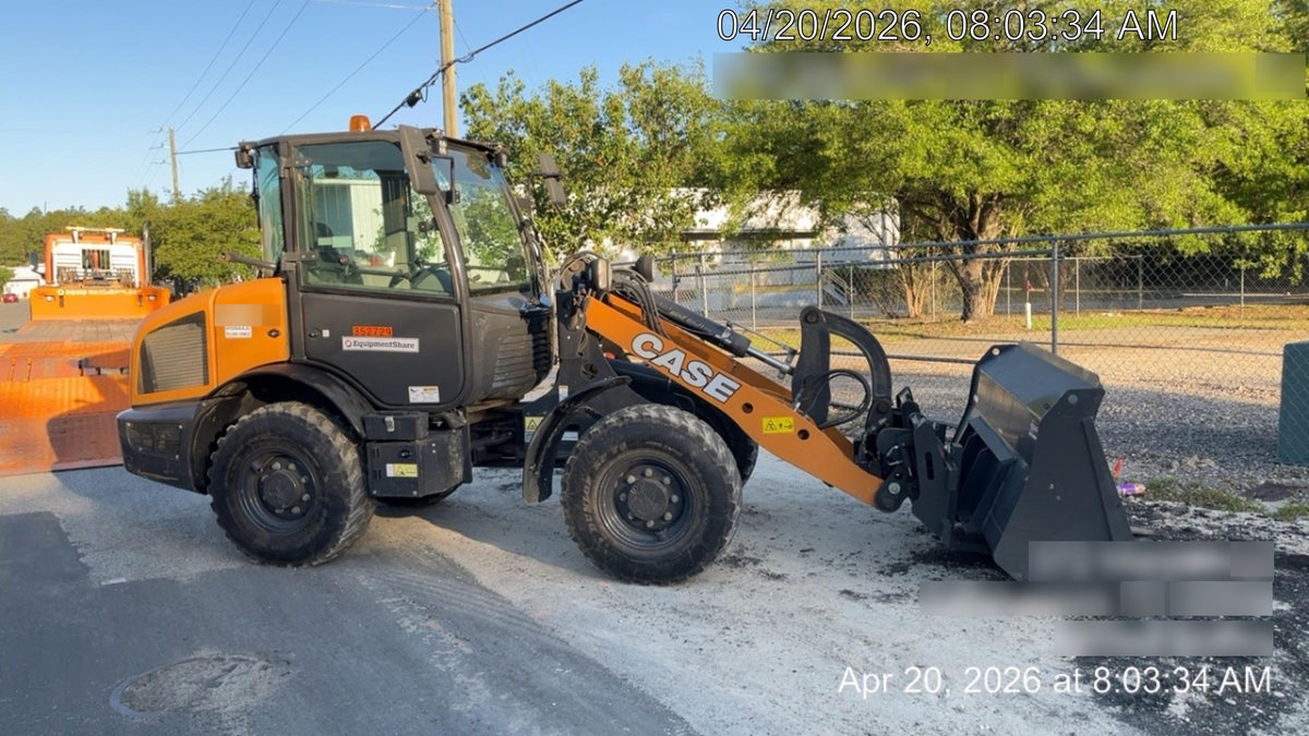 2023 Case 121F Cab, Tool carrier boom, Std speed, Professional package, Limited slip Diff, AC w/heater, Radio w/speakers, Air seat, 335/80 R18 SPT9 L2 Dunlap tires, Creep speed, Hyd SSL Std hyd aux compactible coupler, Auto ride control, Joystick, Transport protection, Std weather package, LED 2 front and rear lights