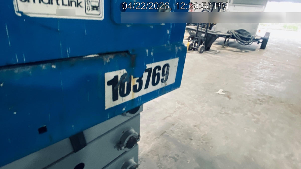 2020 Genie GS-1930 Solid Non Marking Tires, Beacon, Folding rails with half height swing gate, 800W Inverter