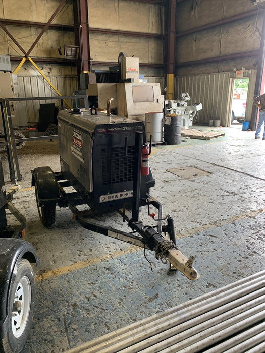 2019 Lincoln Electric Vantage 322 Ready-Pak 3, Two Wheel Trailer, Fender and Light Kit, Cable Rack