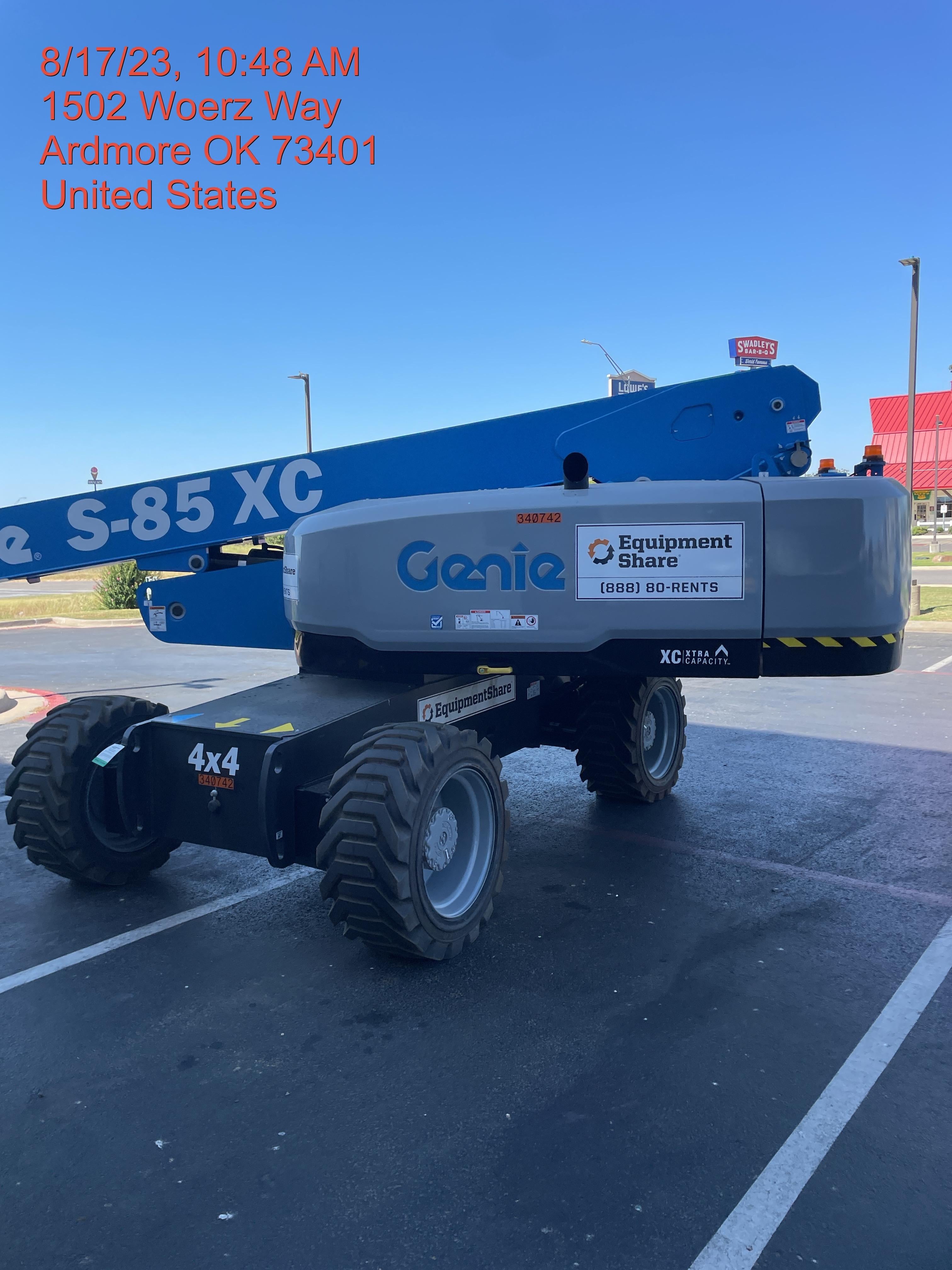 2023 GENIE S-85 XC