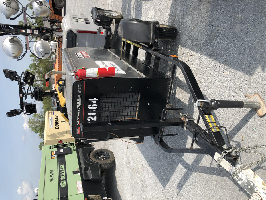 2019 Lincoln Electric Vantage 322 Lincoln Vantage 322 Welder w/Trailer, Light Kit, Cable Rack