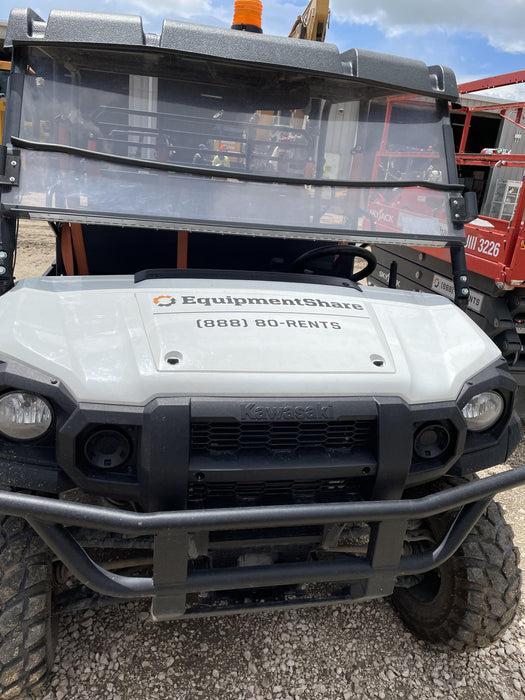 2022 Kawasaki Mule PRO-DXT Standard Options, Backup Alarm, Beacon, Plastic Hard Top, Poly Windshield, Horn Kit