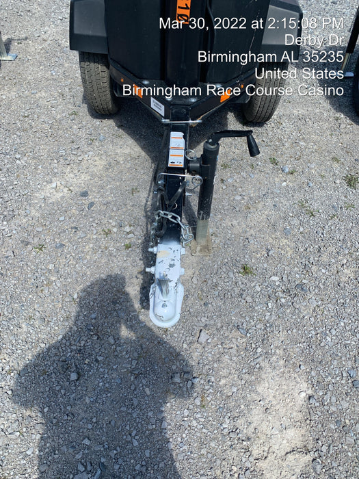 2021 Allmand NLV3GR (4) LED Light Fixture 350W, 23' Vertical Mast, 3kW Prime, Towable, Deep Sea L401, Leveling Jacks, Yanmar T4F 5.8hp