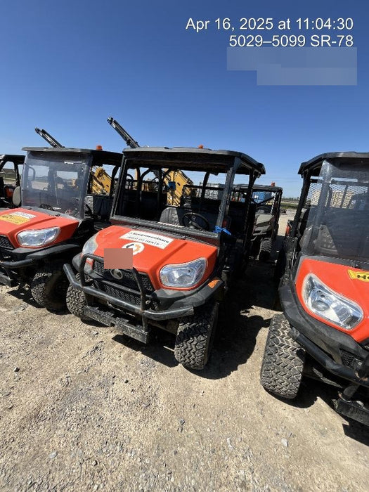 2019 Kubota RTV-X1140W-H 4WD, LED Strobe, Windshield Tempered Glass, Plastic Canopy, Wire Harness Kit, Backup Alarm