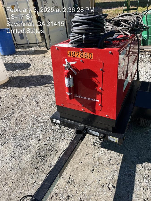 2024 Shindaiwa DGW400DML Kubota D902 Engine, 23 HP, Dual Op Welder, Wire, Arc, Droop Stick, Tig, and CC Stick Functionality, Simulphase, 3 Phase and 1 Phase Gen Output, Single Axle NB Trlr, Slr Trckl Chrg 12V 12W, Fire Ext, T3