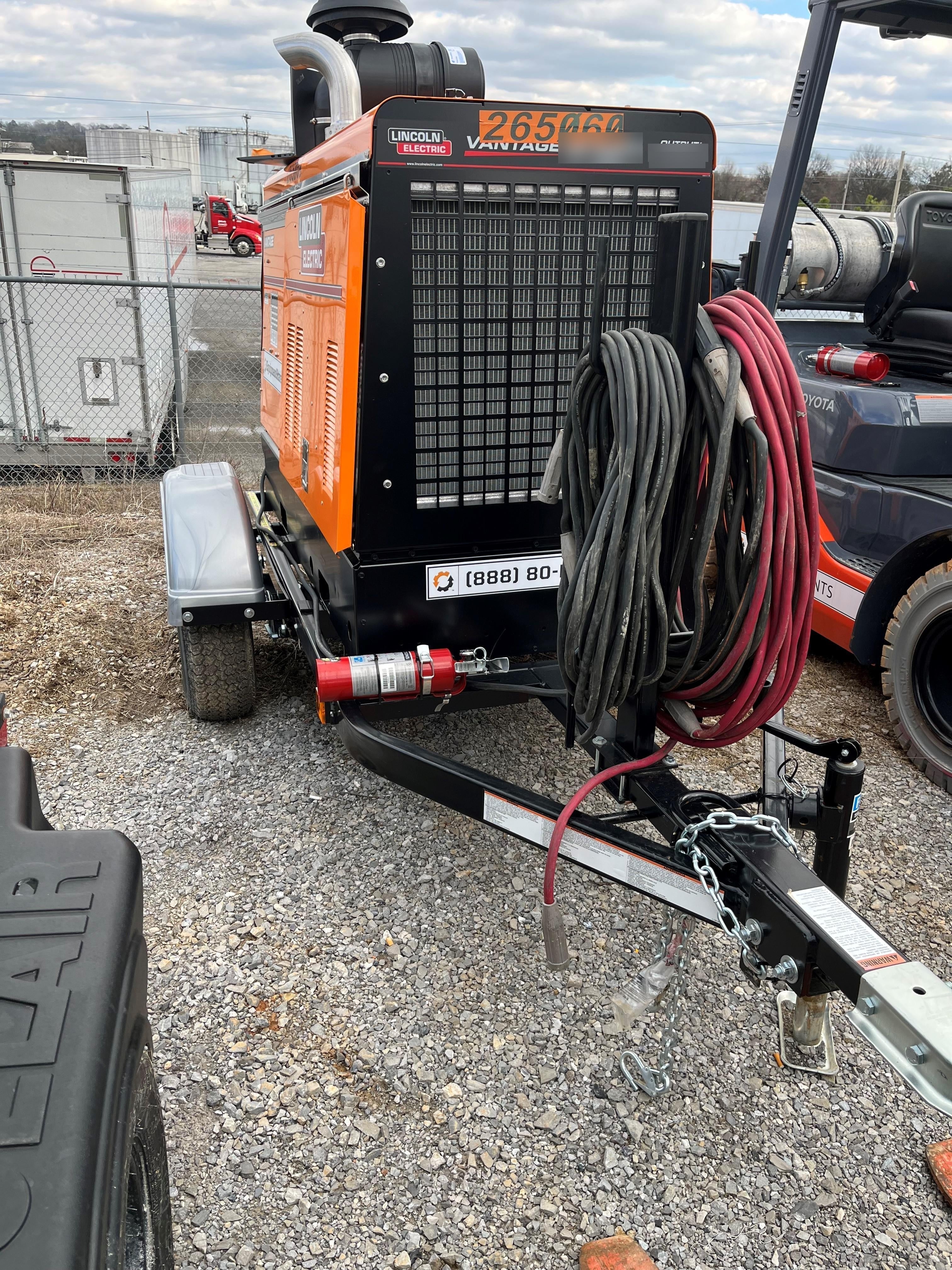 2022 Lincoln Electric Vantage 549X Crosslink Technology, Trailer Mounted, ES Decals, T3