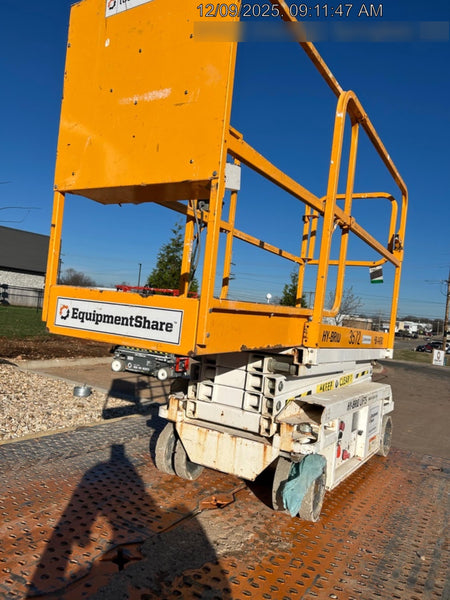 Custom Equipment HB-1430 Hy-Brid Scissor Lift
Platform capacity up to 670 lbs
Working height up to 20 ft
Weighs under 1,700 lbs
Non-marking wheels