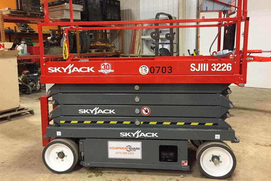 2015 Skyjack SJIII-3226 26' Electric Scissor Lift