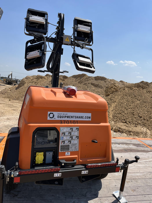 2023 Generac MLT2 Diesel, Flex Switch 120V Input, Powerzone Controller, 
(4) 320W LED Lights, 4kW Generator, 39.9 Gal Fuel Tank, 2" Ball, T3