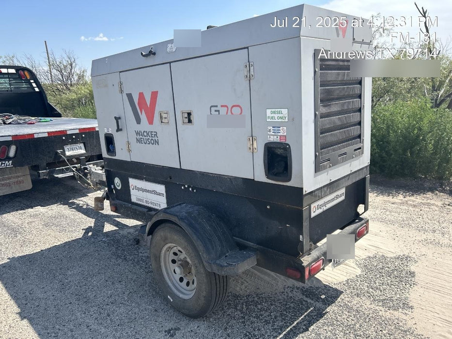 2019 WACKER NEUSON G70