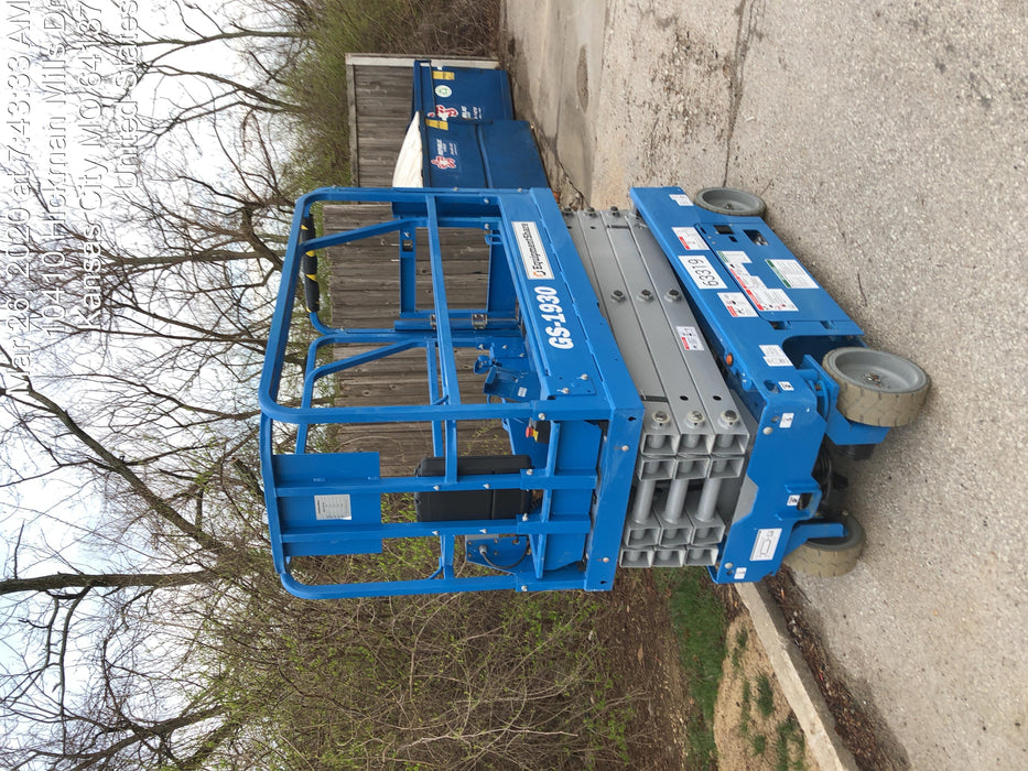 2020 Genie GS-1930 Solid Non Marking Tires, Beacon, Folding rails with half height swing gate