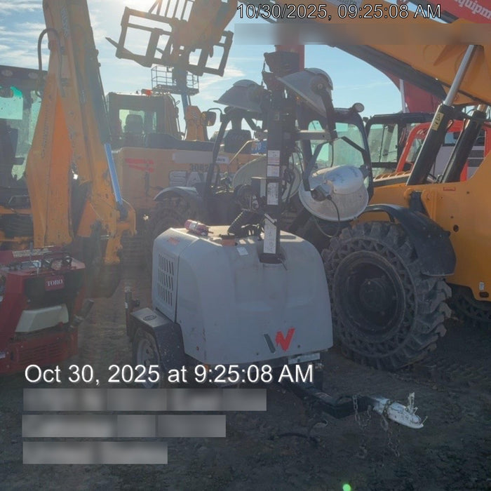 2019 Wacker Neuson LTV6L-MH Wacker Neuson LTV6L Mobile Light Tower w/Fuel Level Sensor Installed
