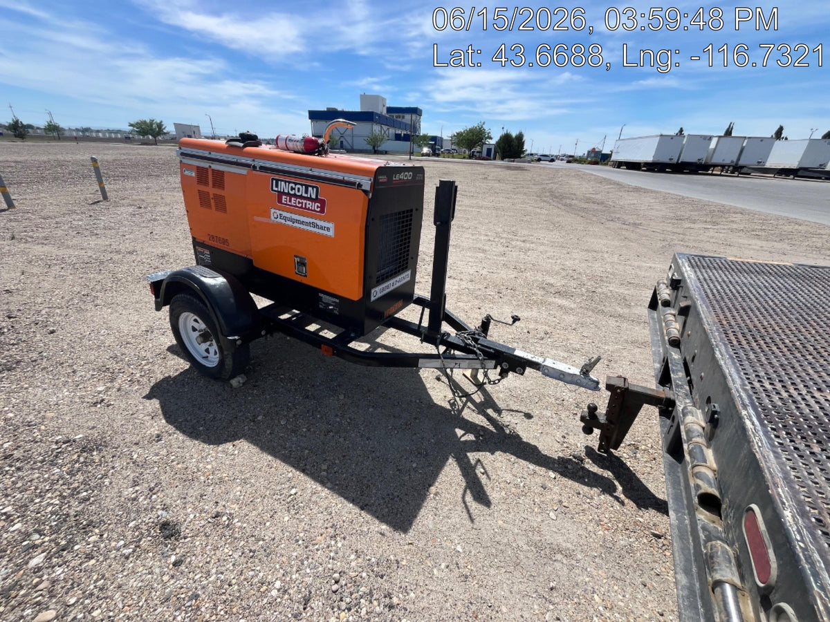 2023 Lincoln Electric LE400 Kubota V1505, Trlr, Cable Rack, Light Kit, ES Decals, T3