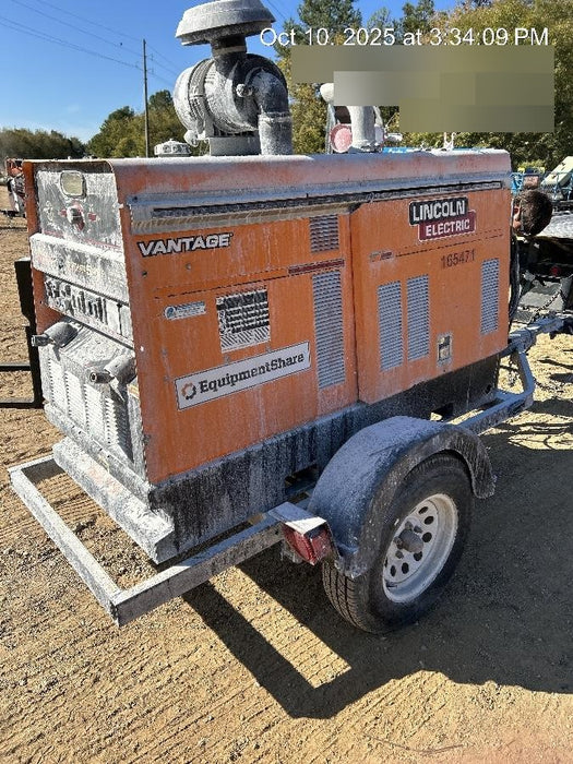 2021 Lincoln Electric Vantage 549X Ready Pak 3, ORANGE (includes trailer, cable rack, fender light kit)