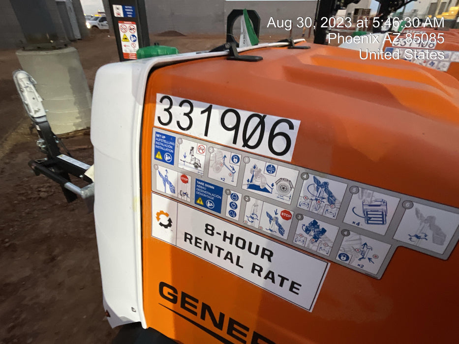 2023 Generac MLT2 Diesel, Flex Switch 120V Input, Powerzone Controller, (4) 320W LED Lights, 4kW Generator, 39.9 Gal Fuel Tank, 2" Ball, T3