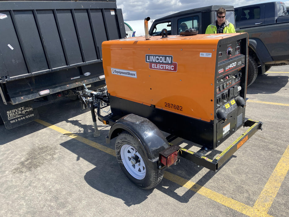 2023 Lincoln Electric LE400 Kubota V1505, Trlr, Cable Rack, Light Kit, ES Decals, T3