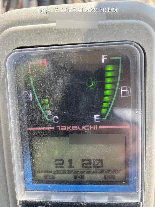 2020 TAKEUCHI TB250-2