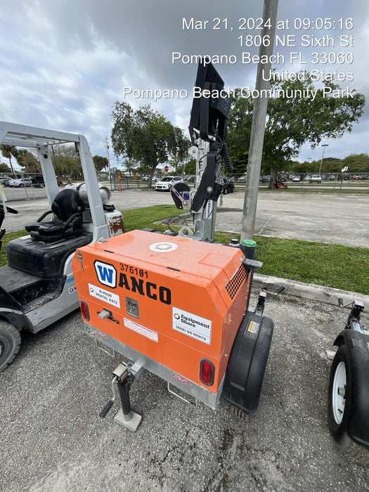 2023 Wanco WLTT-4MM4K Diesel, Deep Sea Controller, Shore Power Plug, Auto Start, (4) 350W LED Floodlights, 4kW Generator, 60 Gal Fuel Tank, 2" Ball, T3