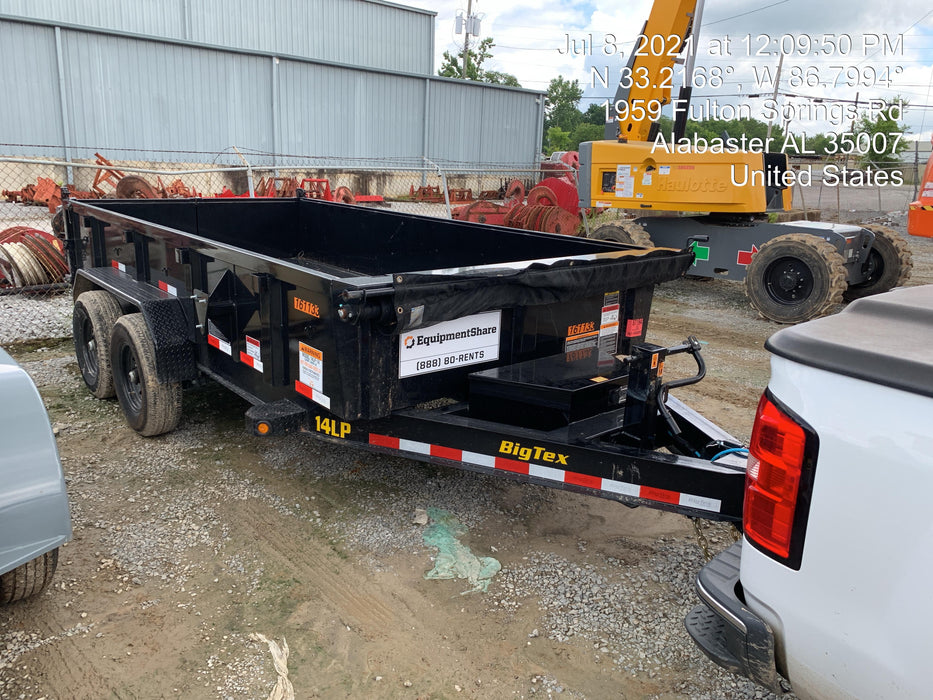2021 BIG TEX TRAILER 14LP-14BK6SIRPD