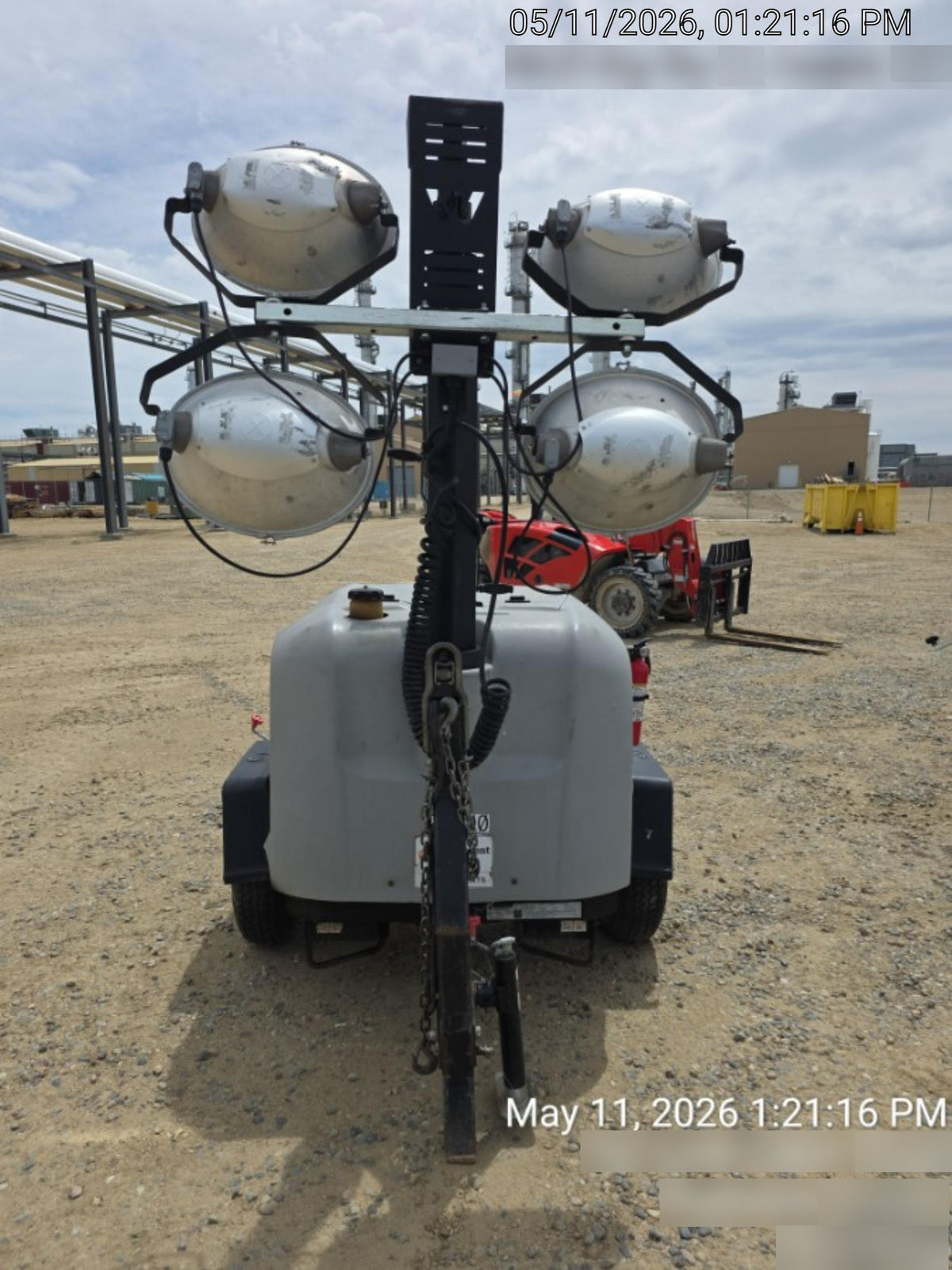 2018 Wacker Neuson LTV6L-MH Wacker Neuson LTV6L Mobile Light Tower w/Fuel Level Sensor Installed
