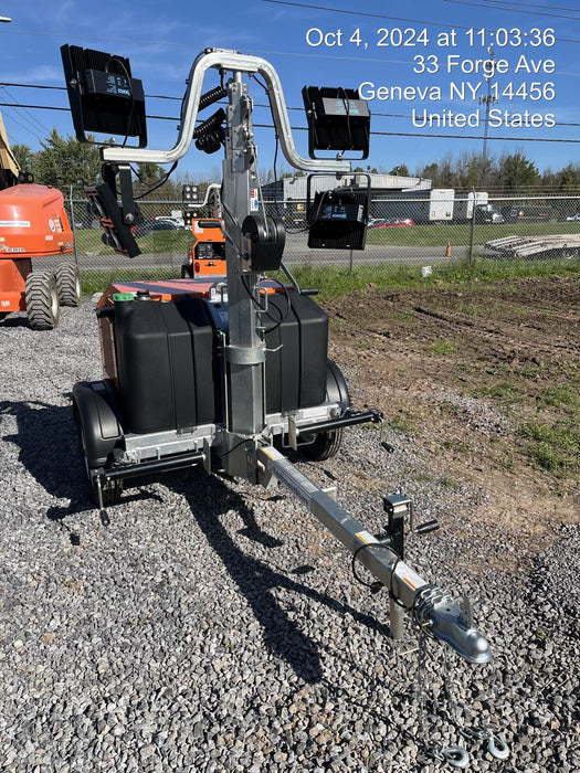 2024 Wanco WLTT-4MM4K Diesel, Deep Sea Controller, Shore Power Plug, Auto Start, (4) 350W LED Floodlights, 4kW Generator, 60 Gal Fuel Tank, 2" Ball, T3