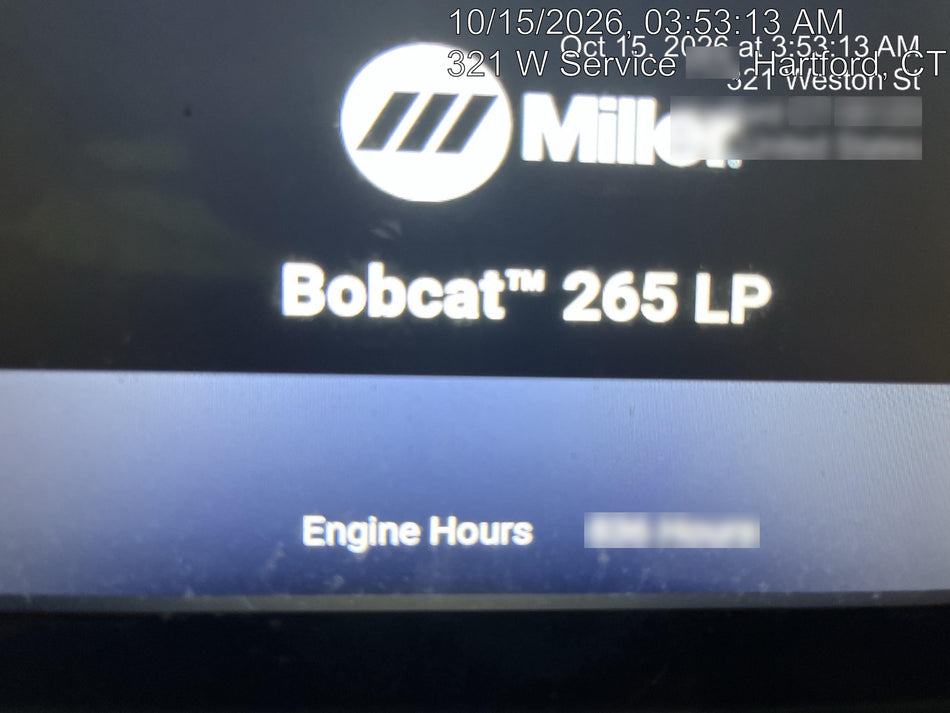 2024 MILLER ELECTRIC Bobcat 265 LP