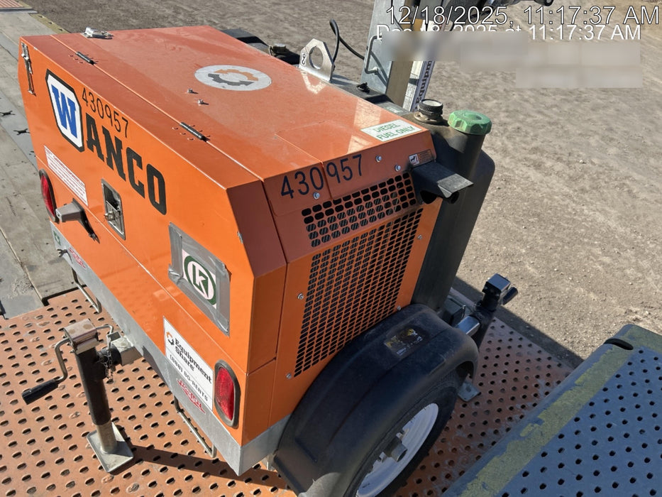 2024 Wanco WLTT-4MM4K Diesel, Deep Sea Controller, Shore Power Plug, Auto Start, (4) 350W LED Floodlights, 4kW Generator, 60 Gal Fuel Tank, 2" Ball, T3