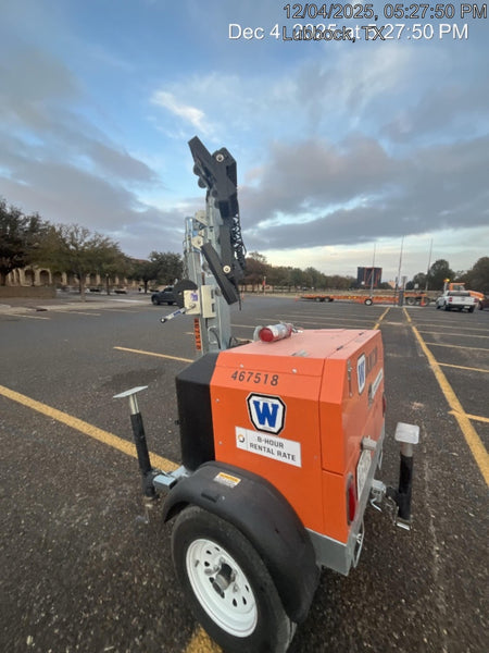 2024 Wanco WLTT-4MM4K Diesel, Deep Sea Controller, Shore Power Plug, Auto Start, (4) 350W LED Floodlights, 4kW Generator, 60 Gal Fuel Tank, 2" Ball, T3