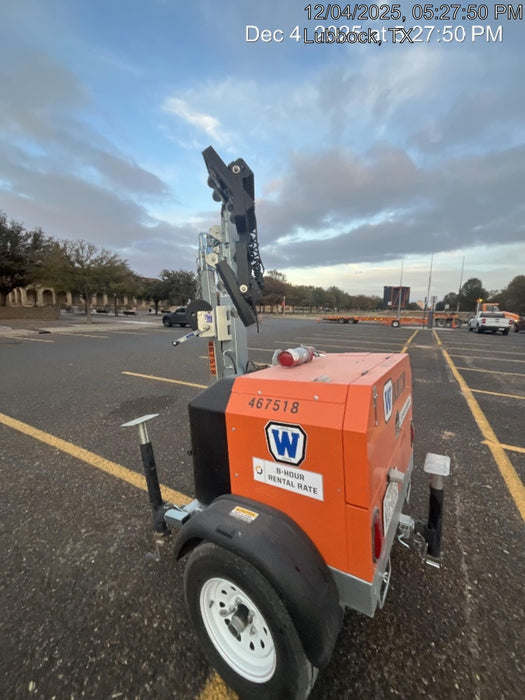 2024 Wanco WLTT-4MM4K Diesel, Deep Sea Controller, Shore Power Plug, Auto Start, (4) 350W LED Floodlights, 4kW Generator, 60 Gal Fuel Tank, 2" Ball, T3