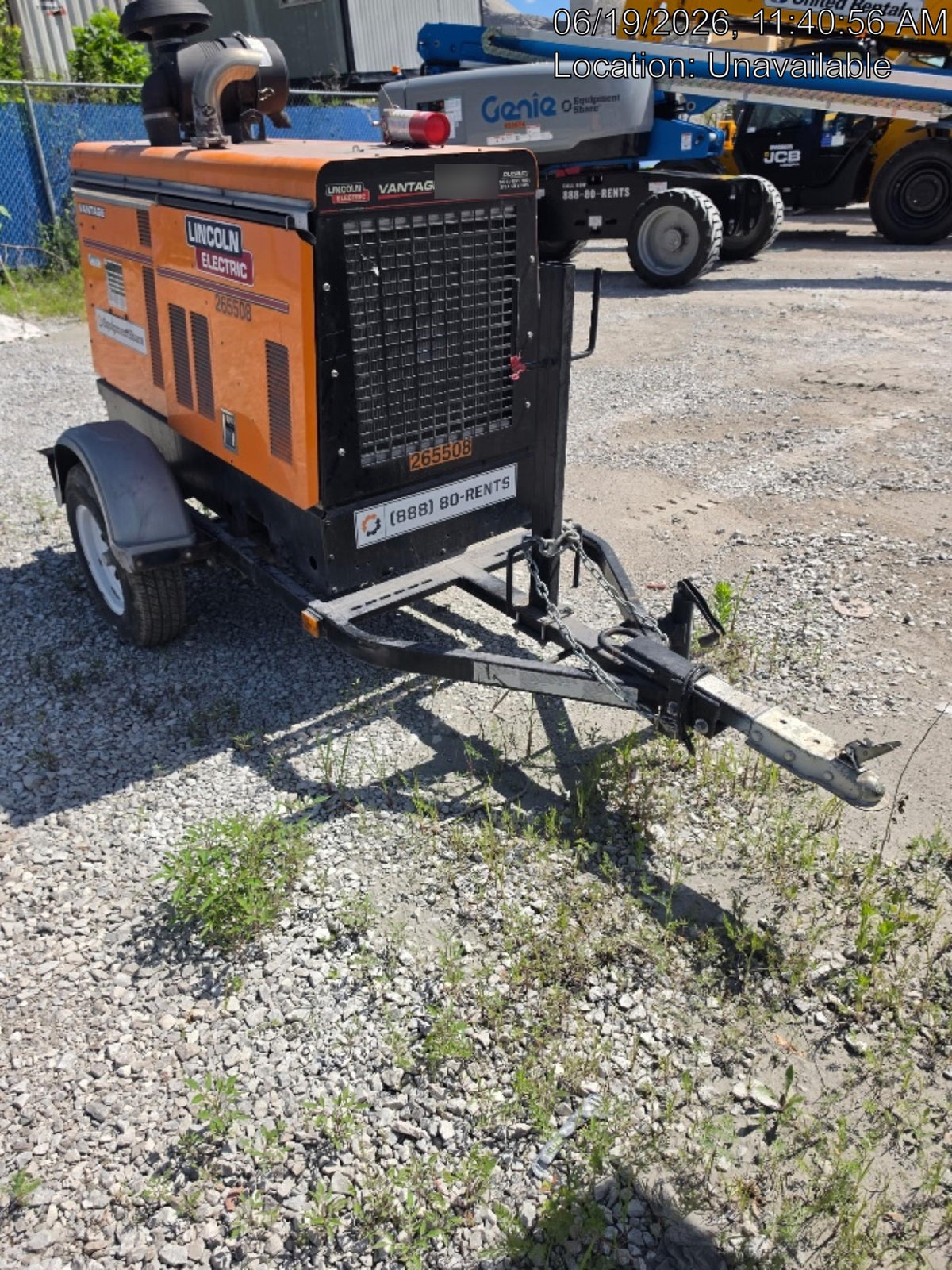 2022 Lincoln Electric Vantage 549X Crosslink Technology, Trailer Mounted, ES Decals, T3
