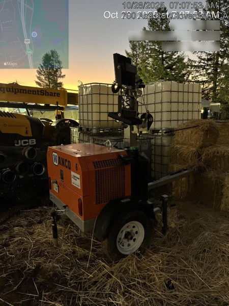 2024 Wanco WLTT-4MM4K Diesel, Deep Sea Controller, Shore Power Plug, Auto Start, (4) 350W LED Floodlights, 4kW Generator, 60 Gal Fuel Tank, 2" Ball, T3