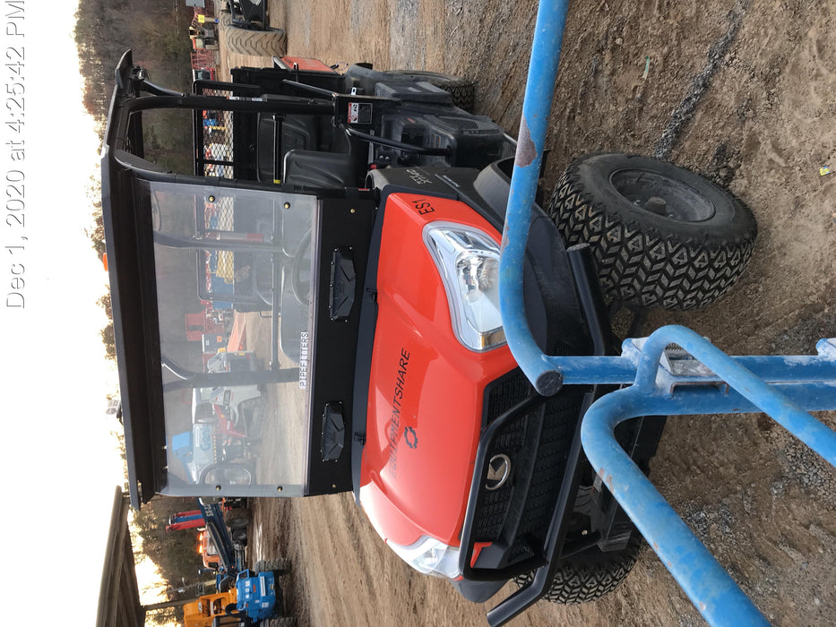 2020 Kubota RTV-X1140WL-H 4 Passenger Cart with Metal Top, windshield, strobe light, harness, and backup alarm