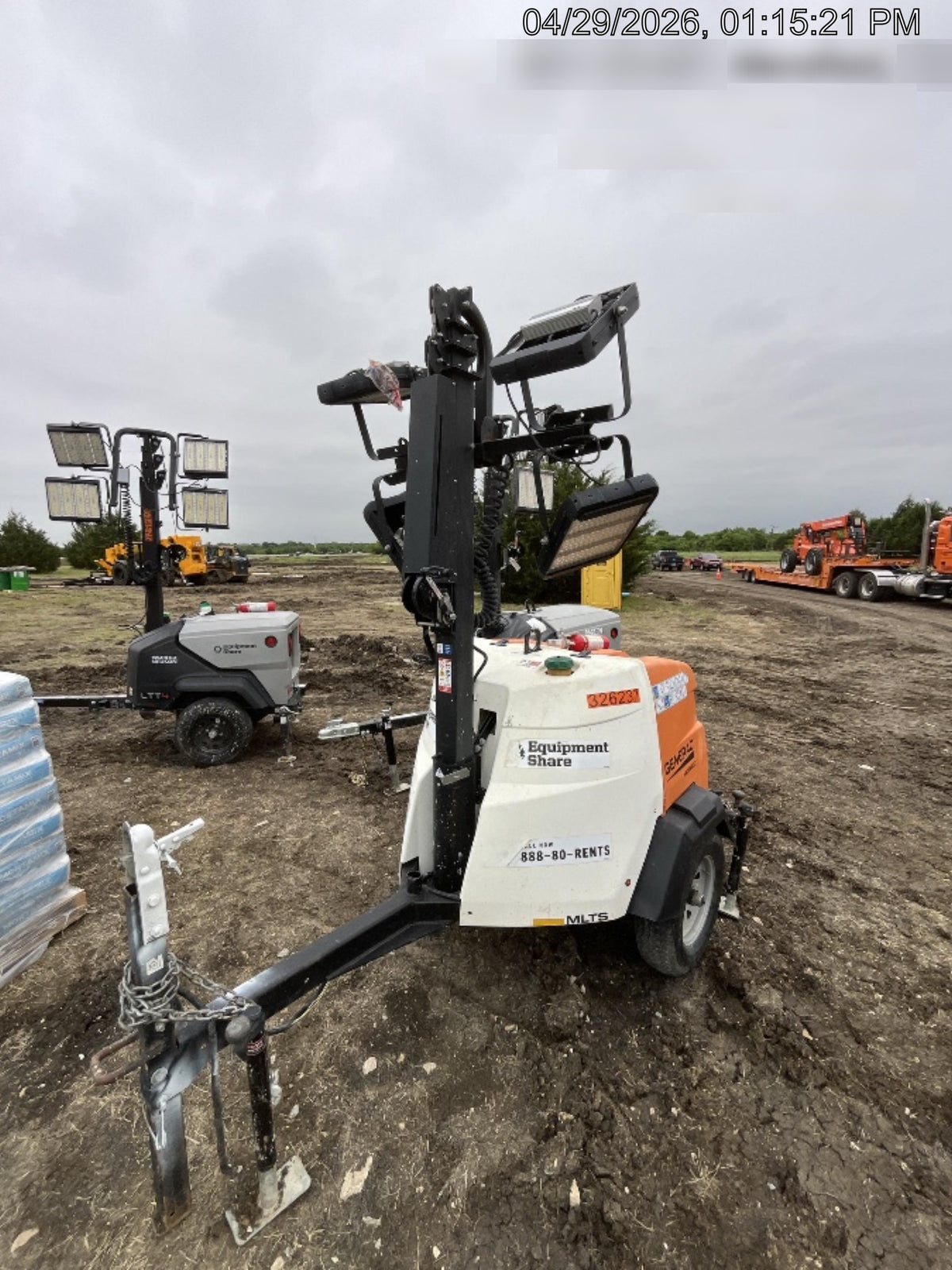 2023 Generac MLT2 Diesel, Flex Switch 120V Input, Powerzone Controller, (4) 320W LED Lights, 4kW Generator, 39.9 Gal Fuel Tank, 2" Ball, T3
