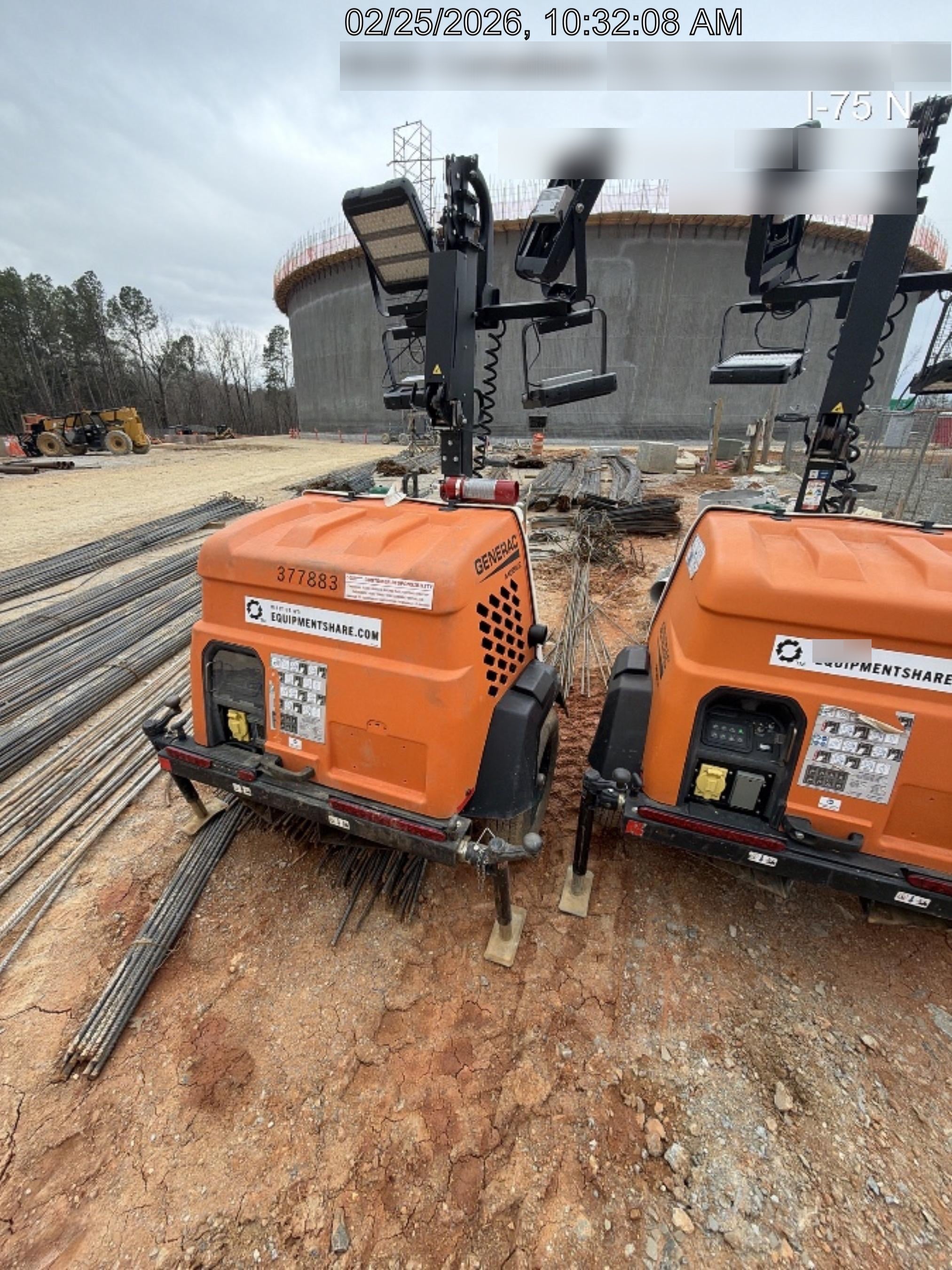 2023 Generac MLT2 Diesel, Flex Switch 120V Input, Powerzone Controller, 
(4) 320W LED Lights, 4kW Generator, 39.9 Gal Fuel Tank, 2" Ball, T3