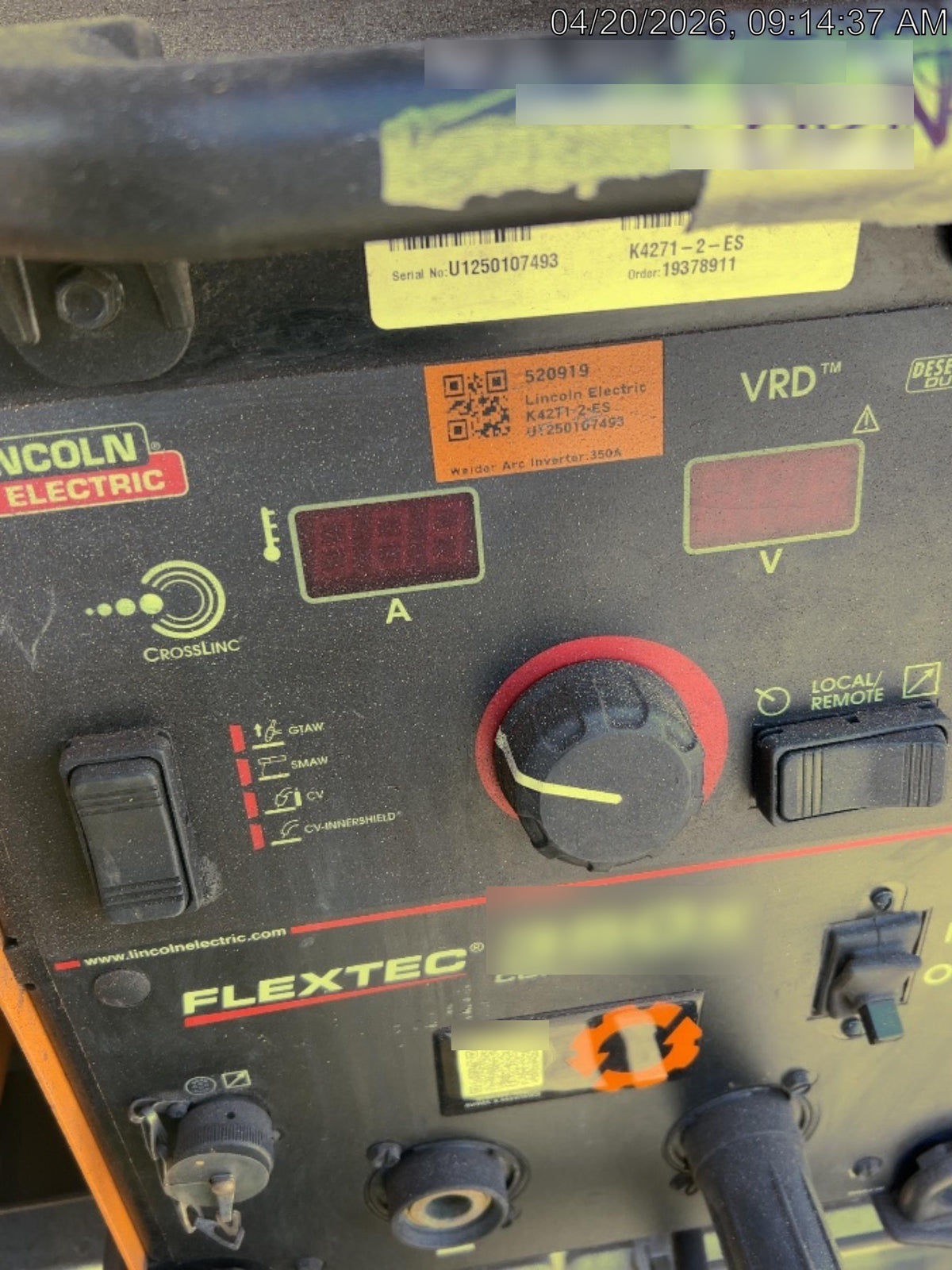 2025 LINCOLN ELECTRIC FLEXTEC 350X