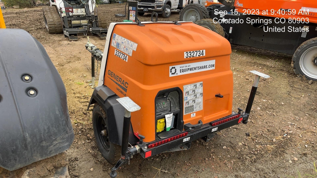 2023 Generac MLT2 Diesel, Flex Switch 120V Input, Powerzone Controller, (4) 320W LED Lights, 4kW Generator, 39.9 Gal Fuel Tank, 2" Ball, T3