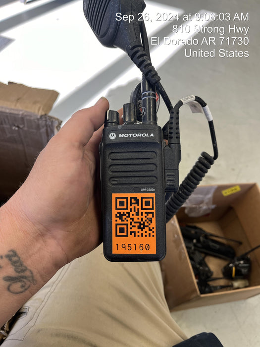 2021 MOTOROLA XPR3300E