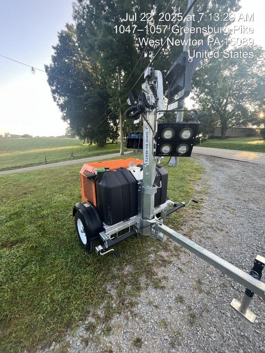 2024 Wanco WLTT-4MM4K Diesel, Deep Sea Controller, Shore Power Plug, Auto Start, (4) 350W LED Floodlights, 4kW Generator, 60 Gal Fuel Tank, 2" Ball, T3