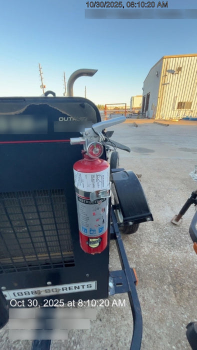 2019 Lincoln Electric Vantage 322 Welder Ready-Pak 3, Two wheel trailer, Fender and Light kit, Cable Rack