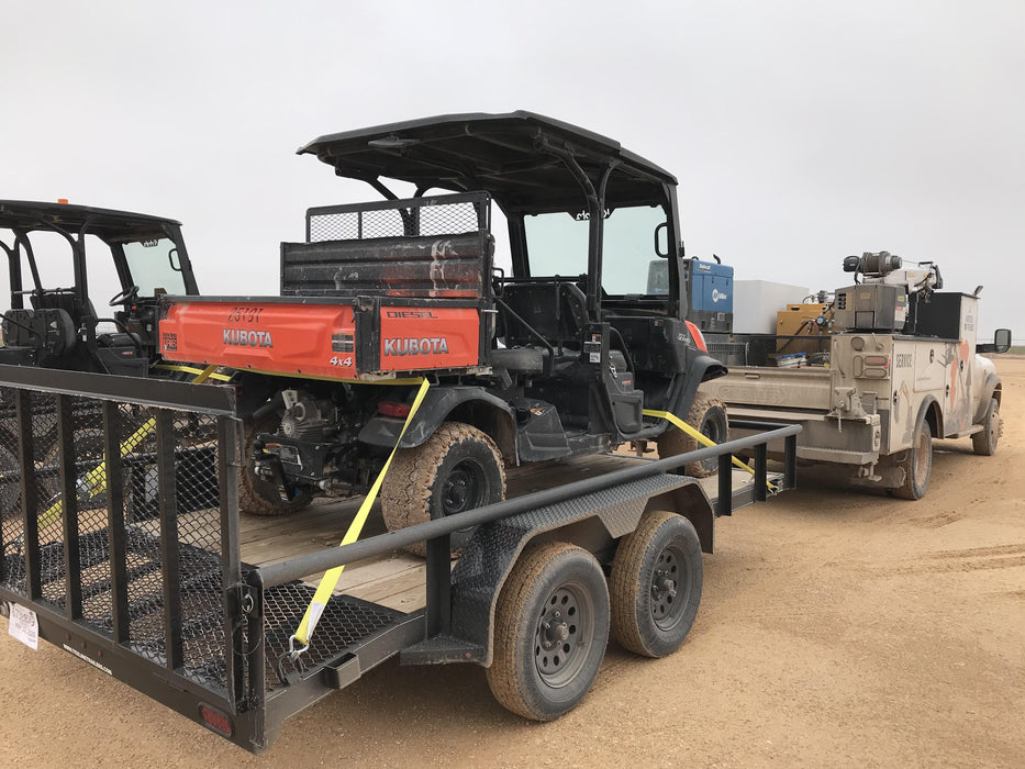Kubota RTV-X1140W-H 4wd Utility Cart, LED Strobe, Windshield Tempered Glass, Pastic Canopy, Wire Harness Kit, Backup Alarm