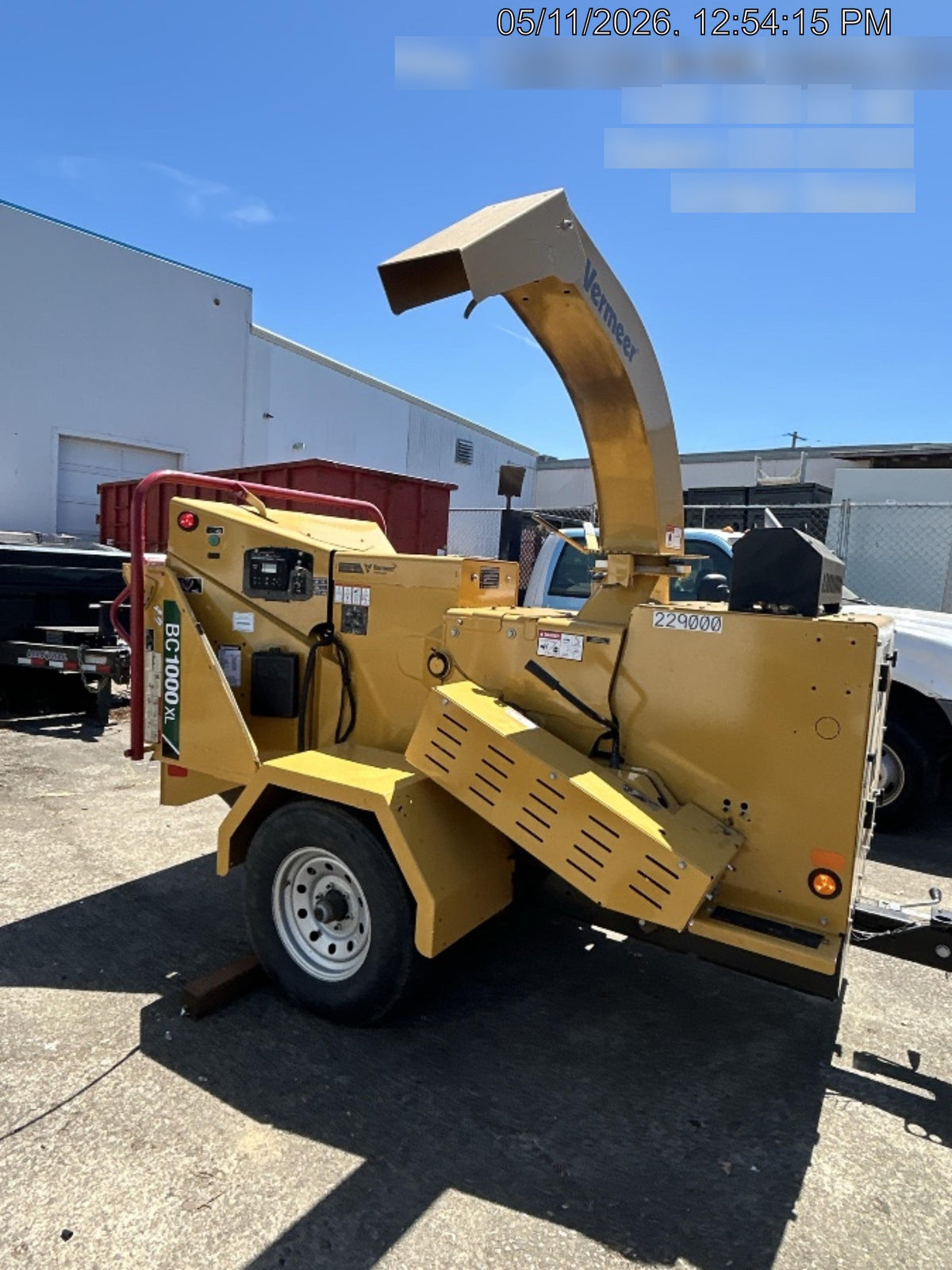 2022 VERMEER BC1000XL Diesel