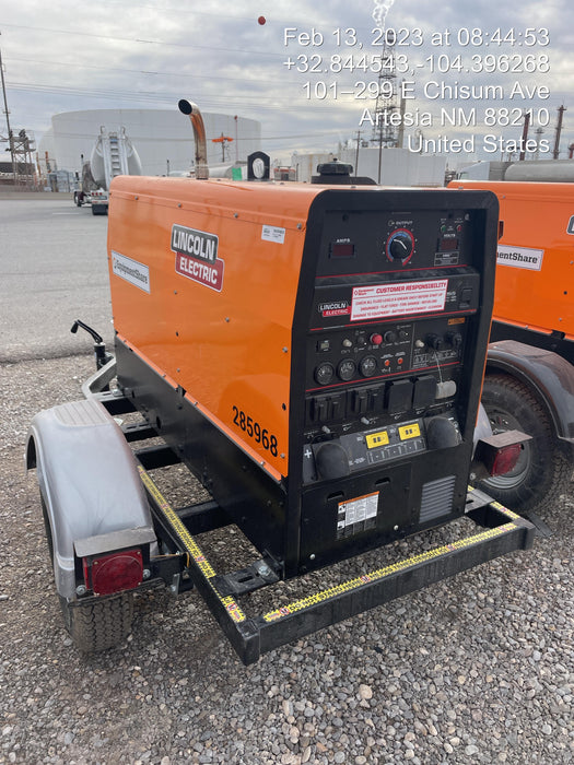 2022 Lincoln Electric LE400 Kubota V1505, Trlr, Cable Rack, Light Kit, ES Decals, T3