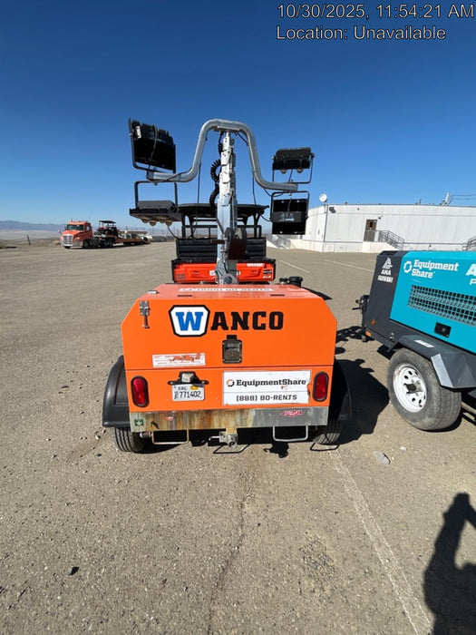 2024 Wanco WLTT-4MM4K Diesel, Deep Sea Controller, Shore Power Plug, Auto Start, (4) 350W LED Floodlights, 4kW Generator, 60 Gal Fuel Tank, 2" Ball, T3