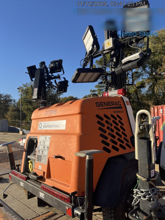 2023 Generac MLT2 Diesel, Flex Switch 120V Input, Powerzone Controller, 
(4) 320W LED Lights, 4kW Generator, 39.9 Gal Fuel Tank, 2" Ball, T3